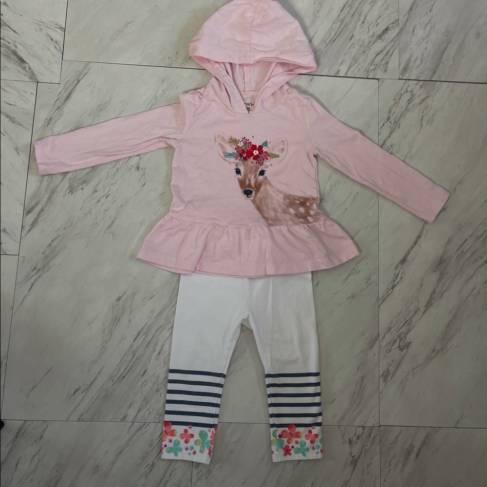 Carter's Lightweight Hoodie and Leggings Set
